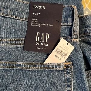Gap Boot Cut Mid Rise Stretch Jeans